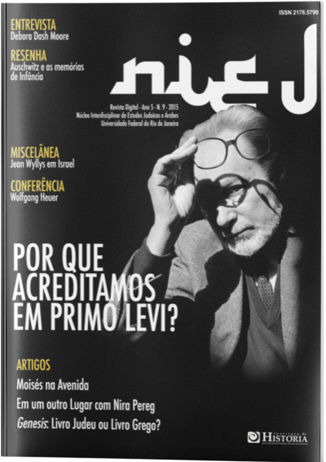 Revista Do NIEJ – Núcleo Interdisciplinar De Estudos Judaicos – UFRJ